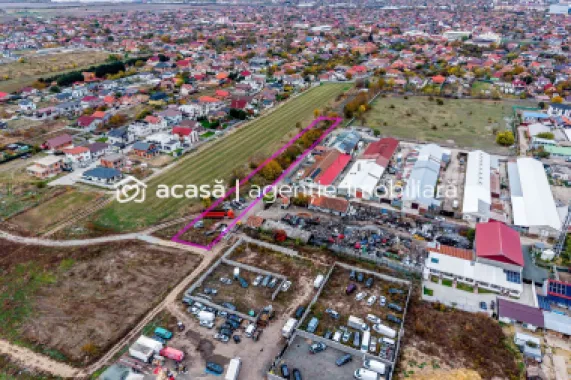 Teren de 2500 mp, cu posibilitate de parcelare în Bujac Arad