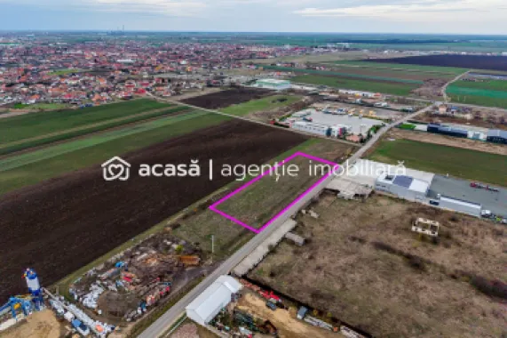 Teren cu acces DN7 și A1, ideal pentru dezvoltări industriale