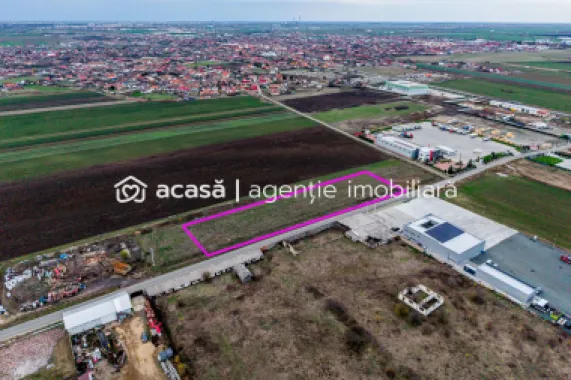 Teren cu acces DN7 și A1, ideal pentru dezvoltări industriale