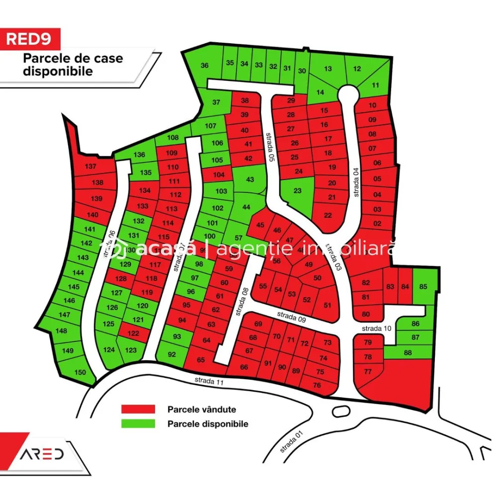Terenuri pentru construcție disponibile în ARED CITY - Terenuri disponibile în cadrul ARED CITY din Arad, un cartier urban bine planificat, aflat în dezvoltare accelerată, pentru cei care doresc să construiască o locuință modernă sau să dezvolte un proiect cu potențial profitabil într-o zonă cu cerere constantă. ARED CITY este un cartier amplasat într-o zonă centrală a Aradului, cu acces rapid la două centre comerciale, săli de sport, hypermarketuri și servicii esențiale. Parcelele fac parte integrantă dintr-o zonă cu regim urbanistic clar, cu reguli de construcție bine definite, care asigură uniformitate și estetică în întreg cartierul. Toate utilitățile sunt disponibile: apă, gaz, electricitate, canalizare, internet și televiziune prin cablu. Cartierul beneficiază de acces securizat, infrastructură rutieră modernă, spații verzi amenajate și zone de joacă pentru copii. Poziționarea centrală și cererea ridicată din zonă oferă premise pentru un randament atractiv. Reglementările urbanistice clare și suportul administrativ din partea dezvoltatorului facilitează procesul de proiectare și construire. Terenul este potrivit atât pentru o locuință individuală, cât și pentru dezvoltări de tip duplex sau proiecte mici rezidențiale. Preț: de la 59.983 euro + TVA Utilități: apă, gaz, electricitate, canalizare, internet Acces: securizat, infrastructură modernă Zonă: ARED CITY, Arad Pentru informații suplimentare și discuții despre potențialul investiției: Mihai Molnar – Consultant imobiliar ARED Telefon: 0761 899 230 Birou Centru ARED, Bulevardul Decebal 2, Arad }}