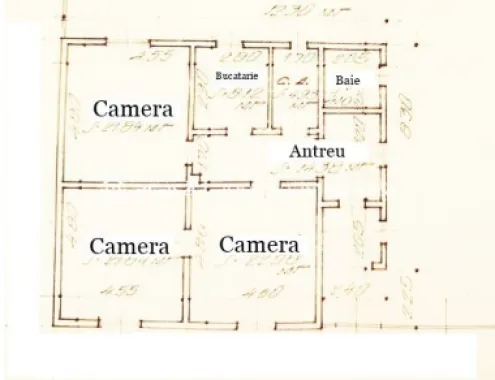 Casă de renovat cu 773 mp teren la preț de apartament