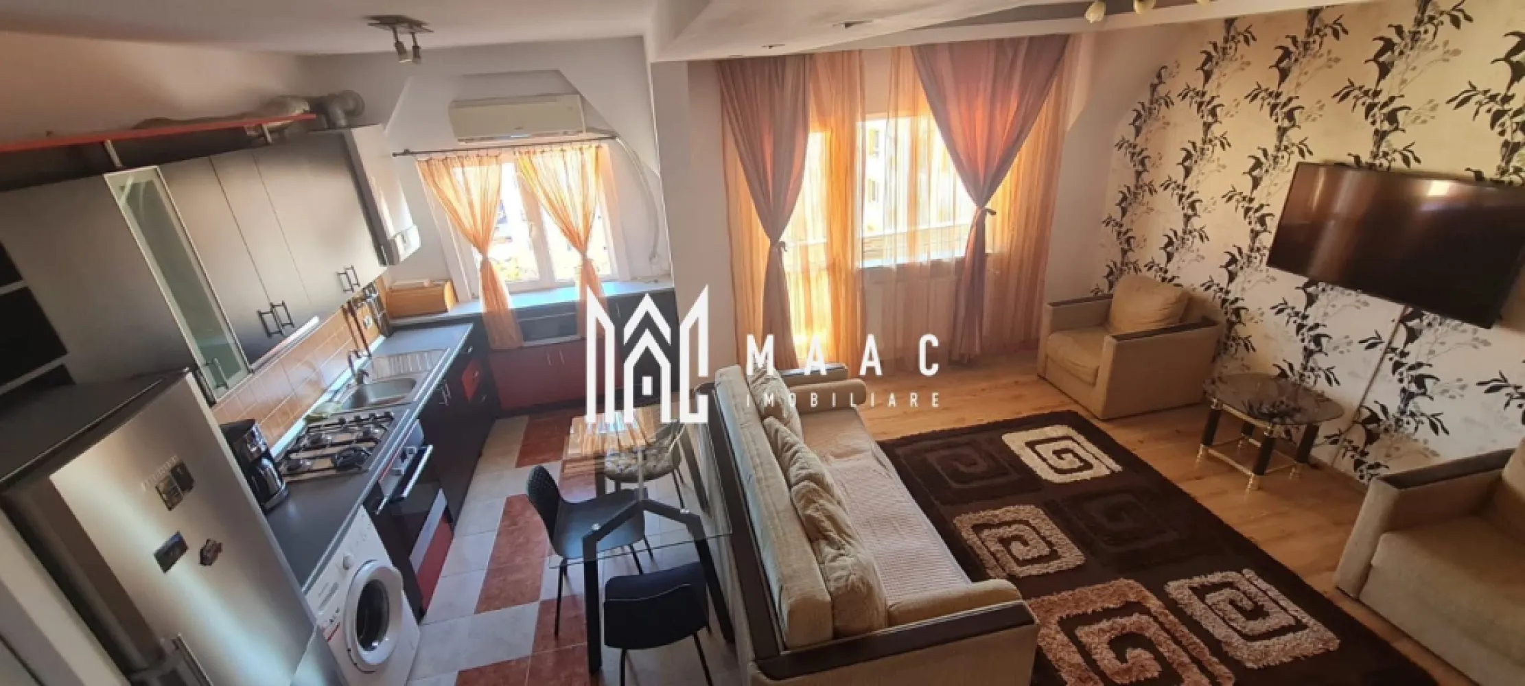 Apartament 2 Camere I Decomandat I Mobilat I Valea Aurie - Se oferă spre vânzare un apartament modern cu 2 camere, situat în cartierul Valea Aurie, una dintre cele mai apreciate și bine cotate zone din Sibiu. Detalii principale: tip: apartament disponibil imediat se vinde complet mobilat și utilat se poate achiziționa și prin credit Compartimentare: Nivel 1: living cu bucătărie open-space acces direct în balcon, cu vedere frumoasă spre Parcul Sub Arini Nivel 2: dormitor baie Avantaje: zonă premium, liniștită și verde vedere deosebită către parc compartimentare modernă pe două niveluri ideal pentru locuință sau investiție acces rapid către punctele de interes ale orașului Complet mobilat și utilat Mutare imediată Oportunitate excelentă într-o zonă foarte căutată Pentru informati si vizionari:3005251