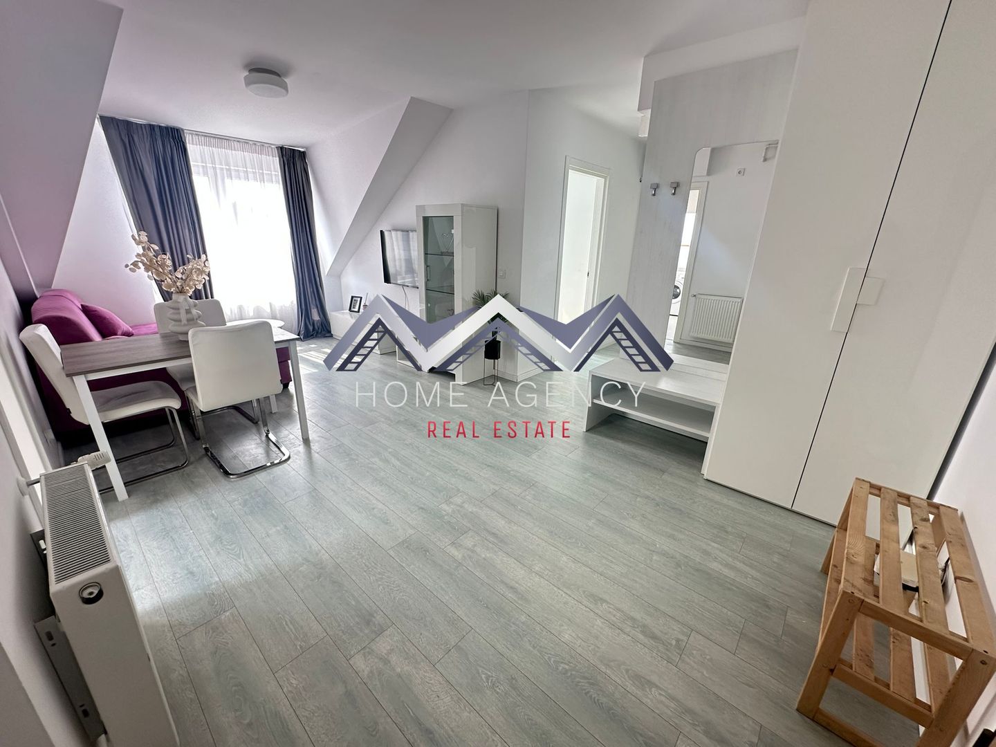 Apartament cu 3 camere | mobilat, utilat, bloc cu lift – comision 0