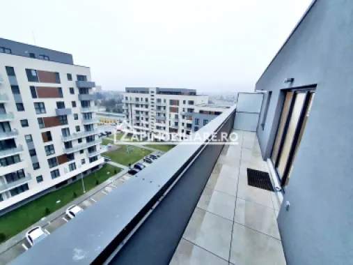 Apartament 1 camera in Bloc NOU,43mp.parcare, boxă la subsol