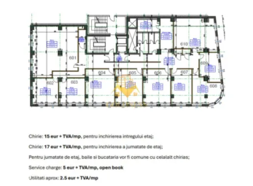 Spațiu birouri modern, UltraCentral, 10 camere, Piața Mihai Viteazul