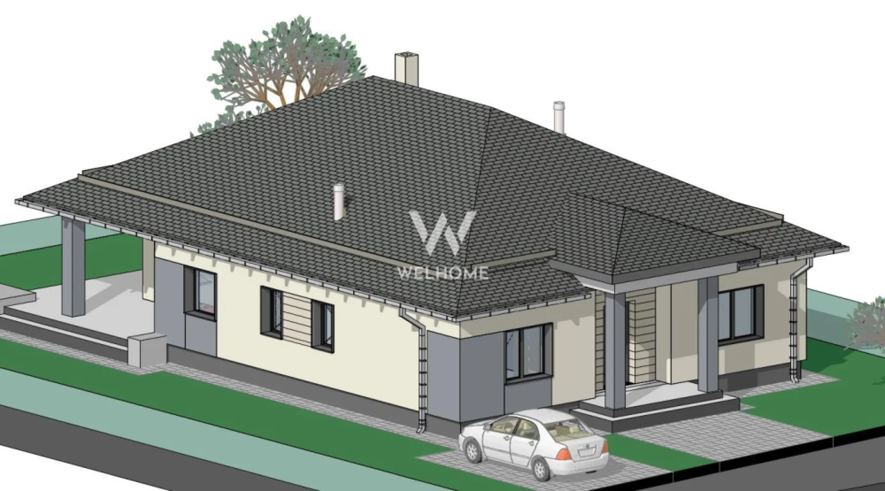 Casă individuală pe un singur nivel - Cisnădie - Vă propunem spre vânzare o casă individuală, pe un singur nivel, situată în Cisnădie, într-o zonă de case noi, ideală pentru familie și pentru cei care își doresc liniște și confort. Compartimentare eficientă și modernă: living generos cu bucătărie open-space, 3 dormitoare, dintre care unul matrimonial cu baie proprie, baie principală, cameră tehnică, hol, terasă cu acces din zona de zi Teren total: 500 mp Curte liberă: aprox. 350 mp – perfectă pentru zonă verde, loc de joacă sau relaxare Stadiu de predare: Interior: la stadiul de alb (ideal pentru personalizare după propriul gust) Exterior: la cheie, cu: gard împrejmuitor, poartă auto, acces pietonal si auto pavat, zona verde. Casa este construită conform unui proiect nou, cu accent pe funcționalitate, lumină naturală și confort. Preț: 227.000 euro – TVA inclus Pentru mai multe detalii, planuri sau programarea unei vizionări, vă stăm cu drag la dispoziție. }}