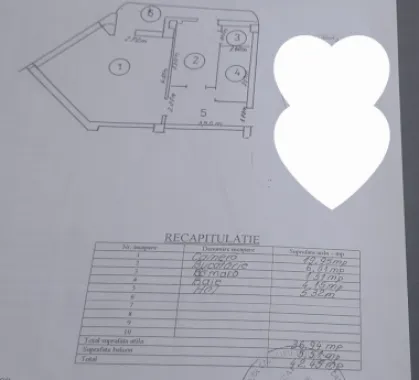 De vanzare apartament cu o cameră str. Brăilei, et. 7, 58.000 euro