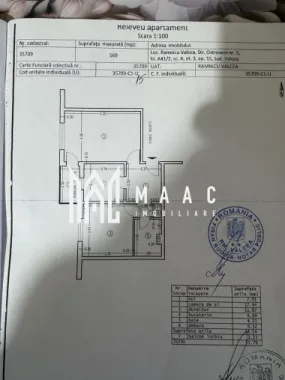 MAAC Imobiliare propune spre vânzare un apartament cu 2 camere, mobilat și utila