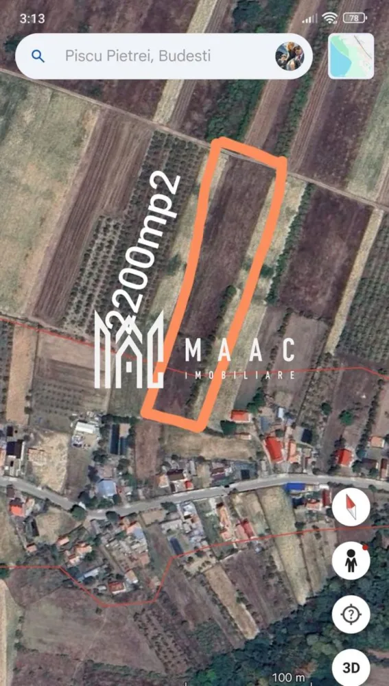 Teren de vânzare – 2236 mp, Budești, la doar 10 km de Râmnicu Vâlcea - MAAC Imobiliare vă propune spre vânzare un teren generos, cu suprafața de 2236 mp, situat în localitatea Budești, într-o zonă rurală liniștită, la doar 10 km de Râmnicu Vâlcea. Proprietatea se remarcă prin poziționarea sa deosebită, fiind înconjurată de natură – pădure, lac și terenuri deschise – oferind un cadru ideal pentru relaxare și pentru construcția unei locuințe. Caracteristici principale: Suprafață: 2236 mp Acces pe drum de pământ (cale moale) Utilități disponibile: electricitate, apă și canalizare Zonă liniștită, cu peisaj natural deosebit În apropiere se regăsesc facilități importante, precum bază sportivă și spital, aflate la distanțe accesibile, oferind un echilibru ideal între confort și natură. Ideal pentru construcția unei locuințe permanente sau de vacanță investiție într-o zonă în plină dezvoltare Nu ratați oportunitatea de a achiziționa un teren cu potențial, într-o zonă apreciată pentru liniște și peisaje naturale!