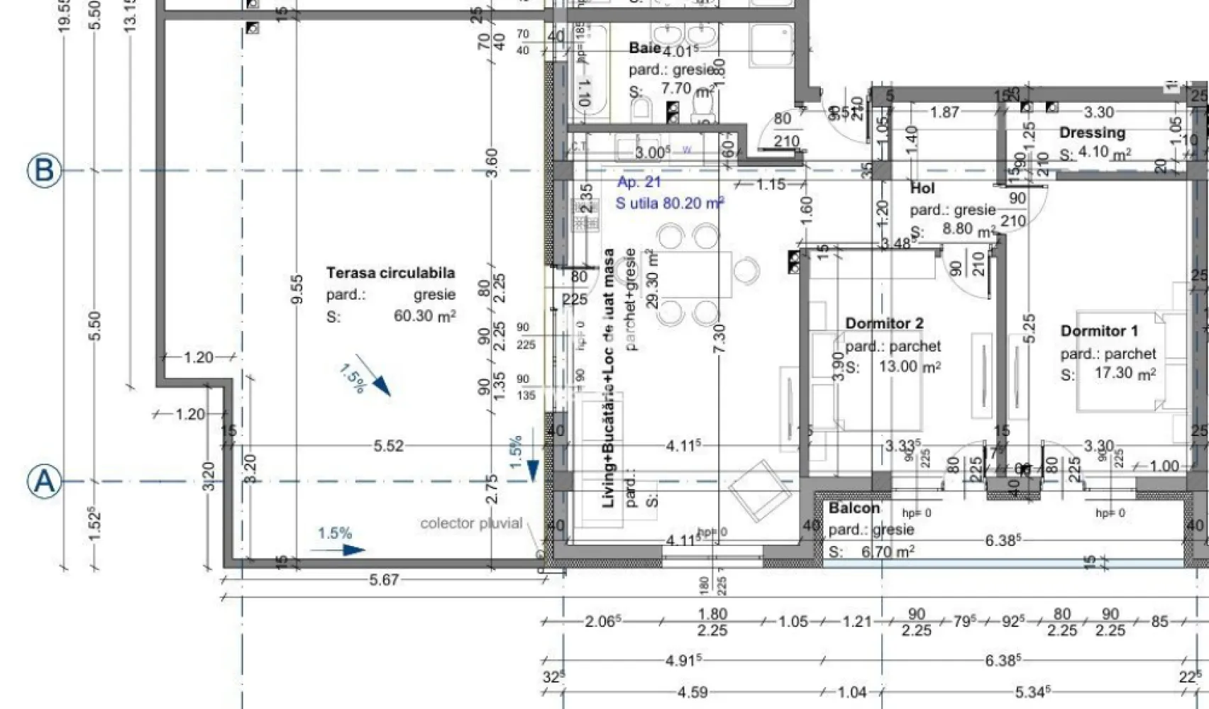 Penthouse, 80 mp utili, Selimbar, Sibiu