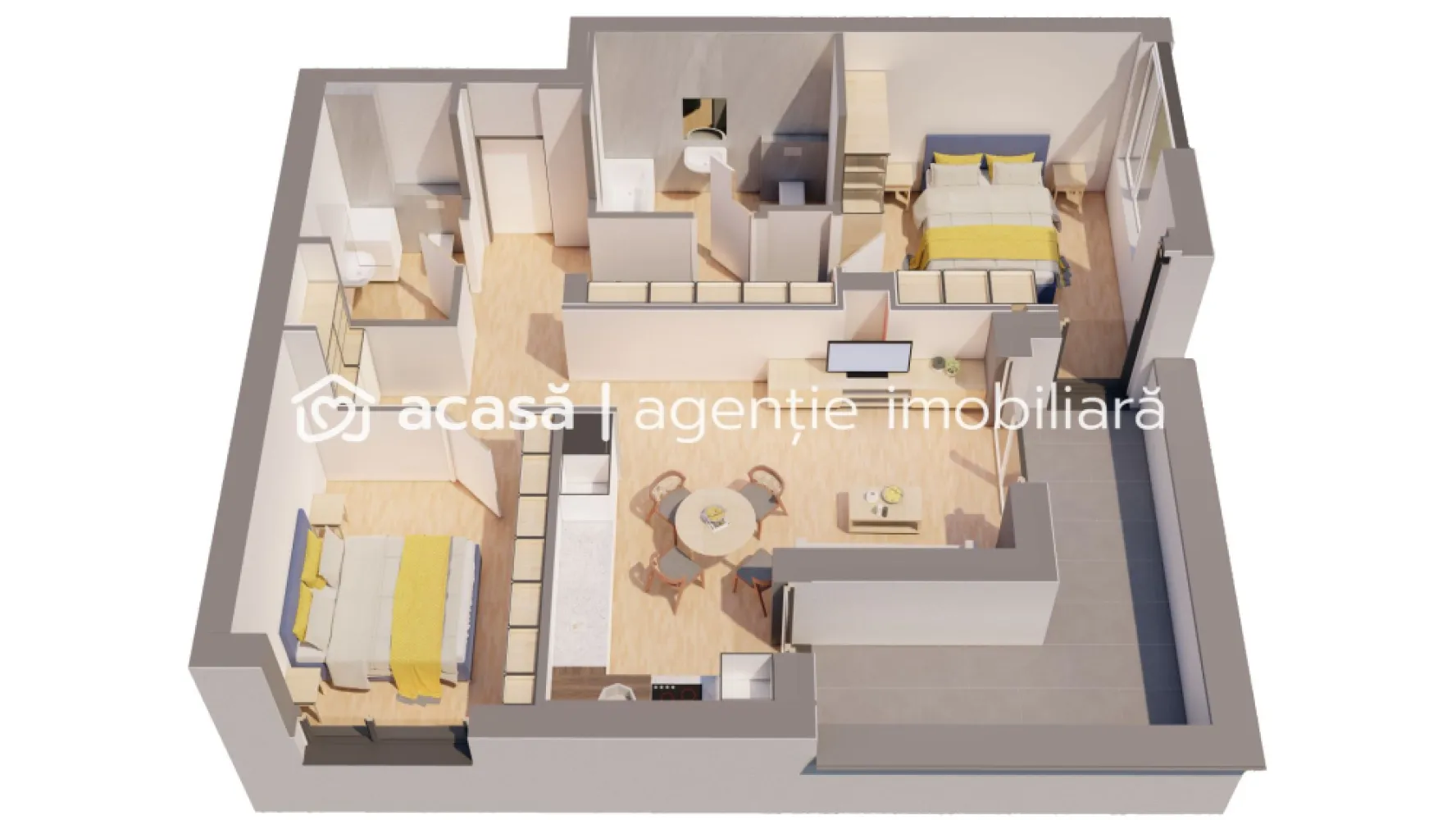 Penthouse NOU 3 camere - ARED LANGA AFI - direct de la dezvoltator - 🏙️Îți prezentăm un penthouse modern în cel mai nou bloc ARED AFI, cu finalizare la 30.11.2026 și preț direct de la dezvoltator - COMISION 0% 📍Complexul ARED este ideal pentru un stil de viață activ și confortabil, într-un complex securizat, cu 4 căi de acces și un parc privat de 1,6 hectare cu zone de relaxare, locuri de joacă, terenuri multisport și pistă de alergat. ✨ Compartimentare inteligentă: - 2 dormitoare (unul matrimonial cu baie și dressing) - living generos open-space cu bucătăria - hol spațios - a doua baie - terasă mare de 17 mp cu priveliște superbă 📐 Suprafață: - 71 mp utili + 17 mp terasă - Etaj 6/6 | Bloc cu lift 🏗️ Stadiu și preț: - Se vinde nefinisat la acest preț (TVA nu este inclus) - Posibilitate de finisare și mobilare completă, contracost ✅ Avantaje: - Localizare premium în complexul ARED AFI - Acces rapid la AFI Arad și punctele cheie ale orașului - Siguranță și facilități de top pentru întreaga familie - Loc de parcare inclus 📞 Pentru mai multe detalii sună-mă la 0755 274 519 - Daniel Hord - Consultant ARED - Birou Centru Nu dispui de toată suma? Te ajutăm noi gratuit! Îți obținem oferte de la 16 bănci Ai o proprietate de vânzare în Arad și vrei să știi cât valorează cu adevărat? Sună-mă pentru o evaluare GRATUITĂ! }}