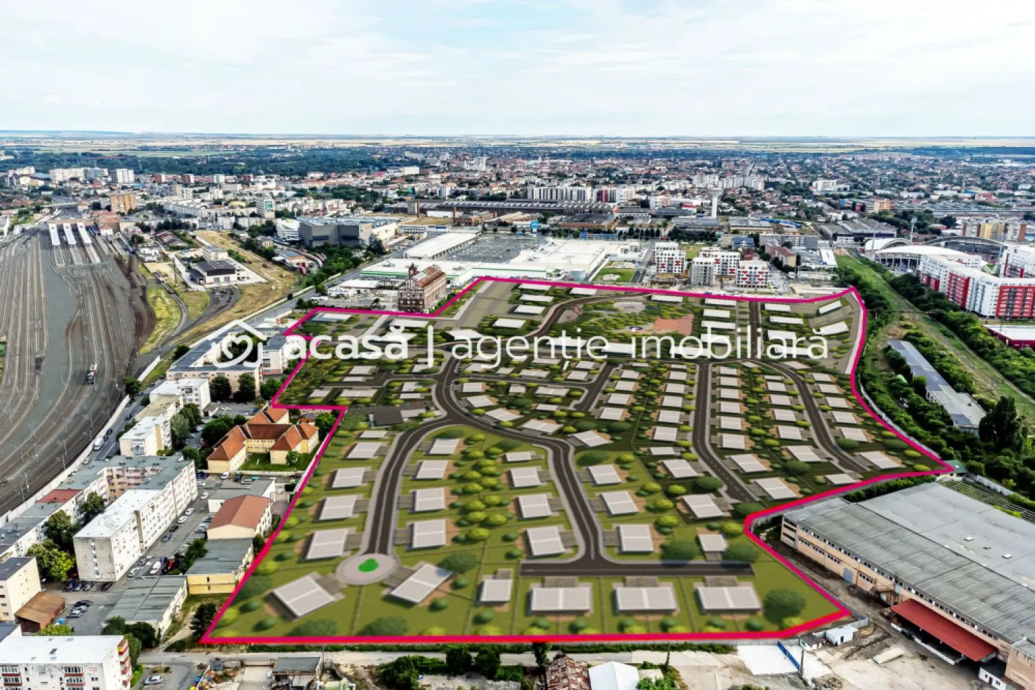 Parcele ARED - direct de la dezvoltator - zona AFI - comision 0% - Avem plăcerea de a vă oferi spre vânzare parcele de teren cuprinse între 310 - 900 mp în cel mai exclusivist cartier din Arad. Prețurile pornesc de la 55.371€ + TVA Cartierul rezidențial RED 9 dezvoltat de ARED se află în zona UTA și oferă următoarele beneficii: - posibilitatea de a avea o casă în zonă centrală - cartier nou, curat și securizat - 1 minut de AFI Arad, Atrium Mall, stadion UTA, MC Donald's - Urmează a fi construite zone verzi cu parcuri și un teren multisport (Fotbal, tenis, baschet, volei) + pistă de alergat în jurul cartierului si alte zone comerciale - posibilitate de investiție pe termen mediu-lung - posibilitate de achitare a terenului pe o perioadă de 1 an Parcelele sunt în număr limitat, de aceea fii sigur că prinzi loc în cel mai exclusivist cartier al orașului Pentru mai multe detalii, contactați-mă la 0755 274 519 - Daniel Hord - Consultant ARED Nu dispui de toată suma? Te ajutăm noi gratuit! Îți obținem oferte de la 16 bănci Ai o proprietate de vânzare în Arad și vrei să știi cât valorează cu adevărat? Sună-mă pentru o evaluare GRATUITĂ! }}