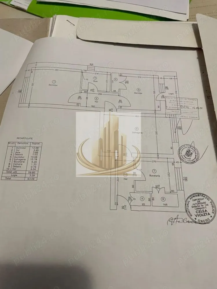 Apartament 3 camere–poziție excelentă, potențial ridicat – INSTITUT