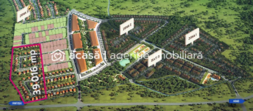 Teren de case lipit de Cartierul Westfield