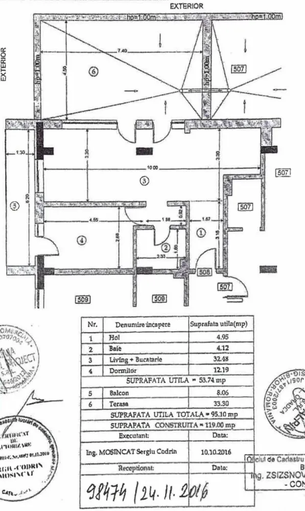 Apartament premium cu 2 camere, ultracentral, cu terasa- Prima Sucevei