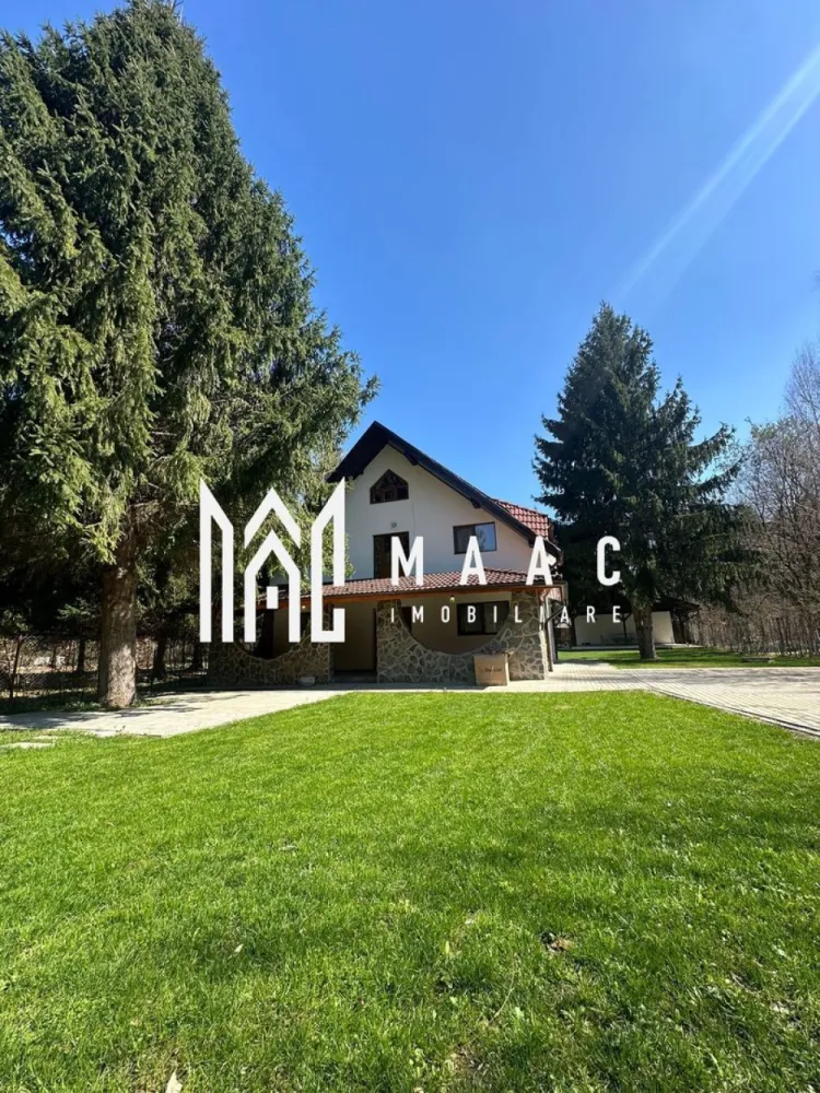 Casa de vacanta I 200 mp I Teren 1000 mp I Valea Avrigului - MAAC Imobiliare vă propune spre vânzare o casă de vacanță deosebită, situată într-o zonă liniștită și pitorească, pe Valea Avrigului, ideală atât pentru relaxare, cât și pentru investiție. Proprietatea dispune de 7 camere, dintre care 5 dormitoare spațioase cu baie proprie,7 băi total ,fiind perfect compartimentată pentru confortul unei familii numeroase sau pentru a fi exploatată în regim turistic. Mansarda open space oferă un spațiu generos si este in plus fata de metri patrati utili,ideal pentru zonă de relaxare sau activități recreative, iar pivnița adaugă un plus de utilitate proprietății.Filigorie de 60 mp Casa este amenajată cu bun gust, la standarde de lux, și se vinde complet mobilată și utilată, fiind pregătită pentru mutare imediată. În exterior, regăsim un spațiu special amenajat pentru barbecue și o magazie pentru depozitare, completând perfect funcționalitatea proprietății. Imobilul este racordat la utilități, beneficiind de curent electric, apă, fosă septică și o centrală performantă pe peleți, care asigură un confort termic ridicat și eficiență energetică. Casa dispune de Panouri Solare de 6 kw + Baterie de 5 KW Datorită poziționării excelente într-o zonă turistică apreciată, această proprietate este ideală ca locuință de vacanță, reședință permanentă sau poate fi transformată cu ușurință într-o pensiune, oferind un potențial investițional ridicat Pentru mai multe detalii precizati ca ati vazut anuntul cu ID CP3019257 }}