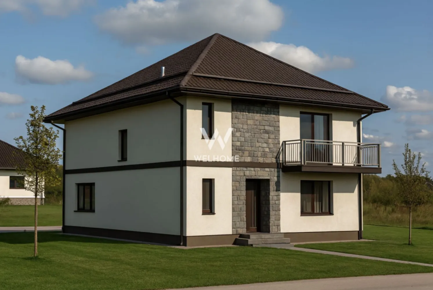 Casă individuală de vânzare în Cristian - Sibiu - Casă individuală de vânzare în Cristian – 138 mp utili, 3 dormitoare, curte generoasă. Descoperă confortul unei locuințe moderne, într-o zonă liniștită și în plină dezvoltare – Cristian, Sibiu. Această casă individuală este alegerea perfectă pentru o familie care caută un spațiu generos, lumină naturală și intimitate, la doar câteva minute de oraș. Detalii generale: Regim de înălțime: Parter + Etaj + Pod Suprafață utilă: 138 mp Teren total: 480 mp Curte liberă: ~400 mp Loc de parcare în curte Compartimentare funcțională: Parter: Living spațios cu ieșire directă pe terasă, ideal pentru momente de relaxare și socializare. Bucătărie separată, pentru gătit în liniște, fără a invada spațiul de zi, baie si spațiu de depozitare sub scari. Etaj: 3 dormitoare luminoase și bine proporționate, o baie mare cu fereastră si balcon cu vedere deschisă spre curte sau peisajul din jur. Stadiul livrării: Exterior "la cheie" – finisaje complete, fațadă finalizată, tâmplărie exterioară de calitate. Interior "la alb" – pereți tencuiți și zugrăviți, instalații trase, pregătită pentru personalizare interioară Termen de predare: Decembrie 2026 Preț de vânzare: 238.000 € Ideală pentru locuit sau investiție – fără comision pentru cumpărător. Programeaza o vizionare - Claudiu }}