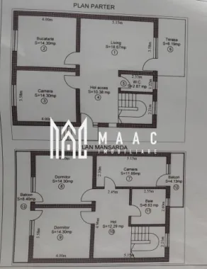 Casă individuală I 120mpu I 5 camere I Curte 300mp I Cristian