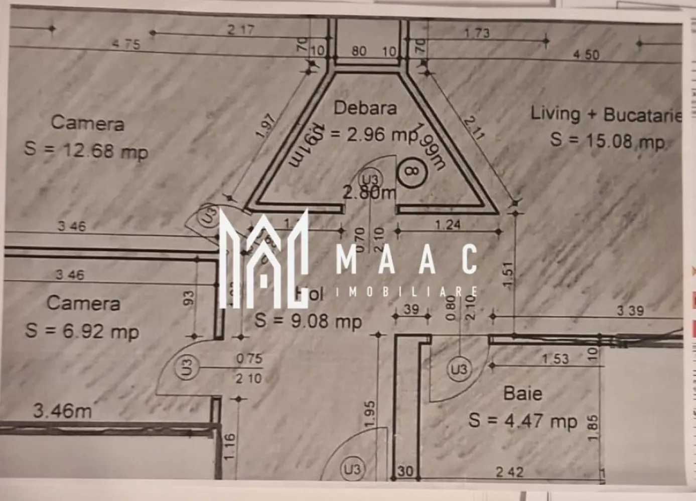 Apartament 2 camere I Etaj 2 I 51 mpu I Investitie I Piata Cluj