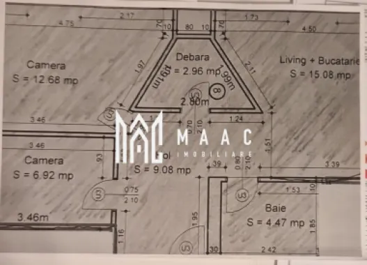 Apartament 2 camere I Etaj 2 I 51 mpu I Investitie I Piata Cluj