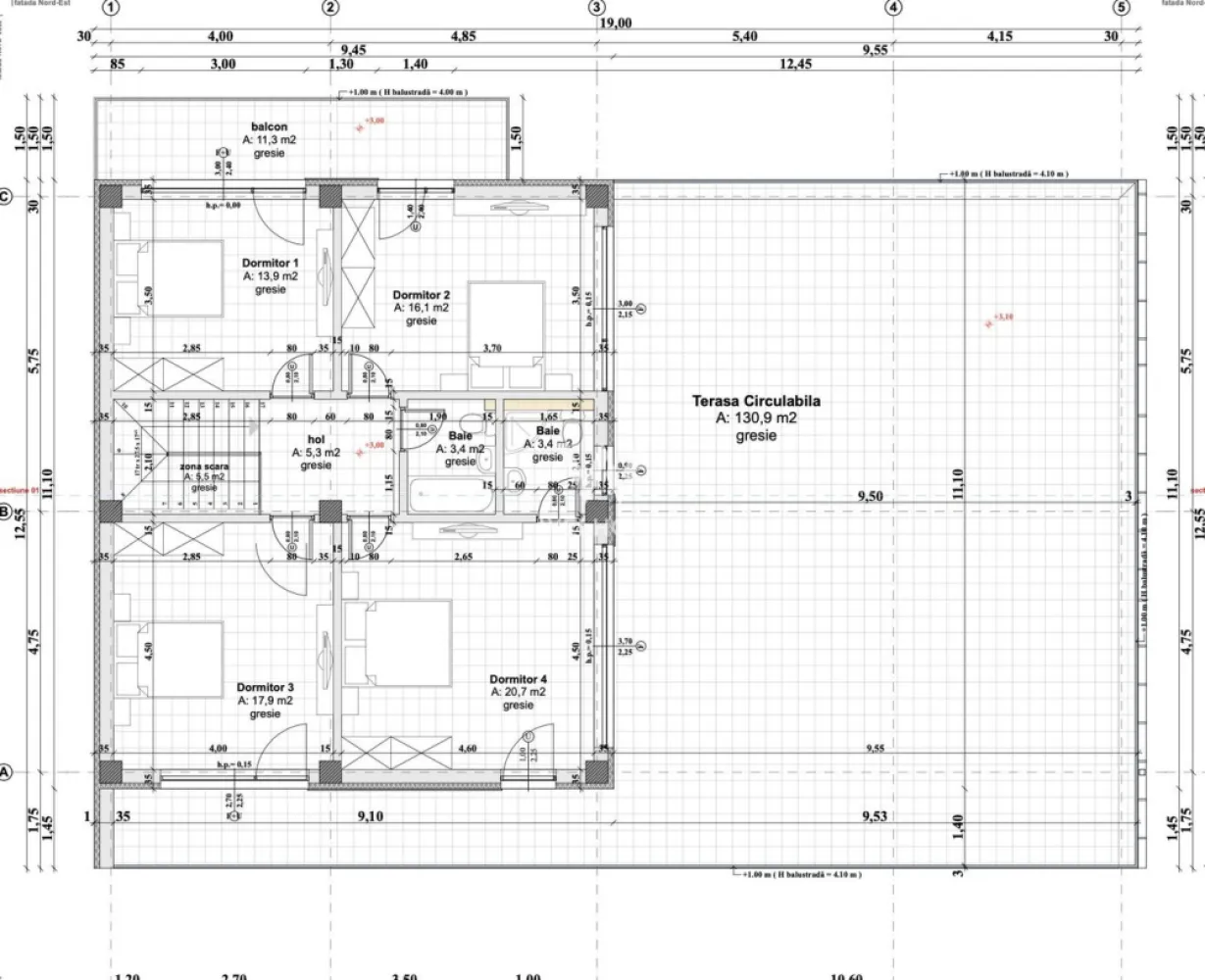 Vilă modernă premium cu piscină interioară, teren 1200 mp și panoramă