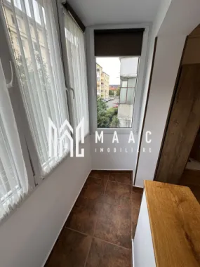 Garsoniera | Etaj 1 | Balcon | Renovata | Moderna | V. Aaron