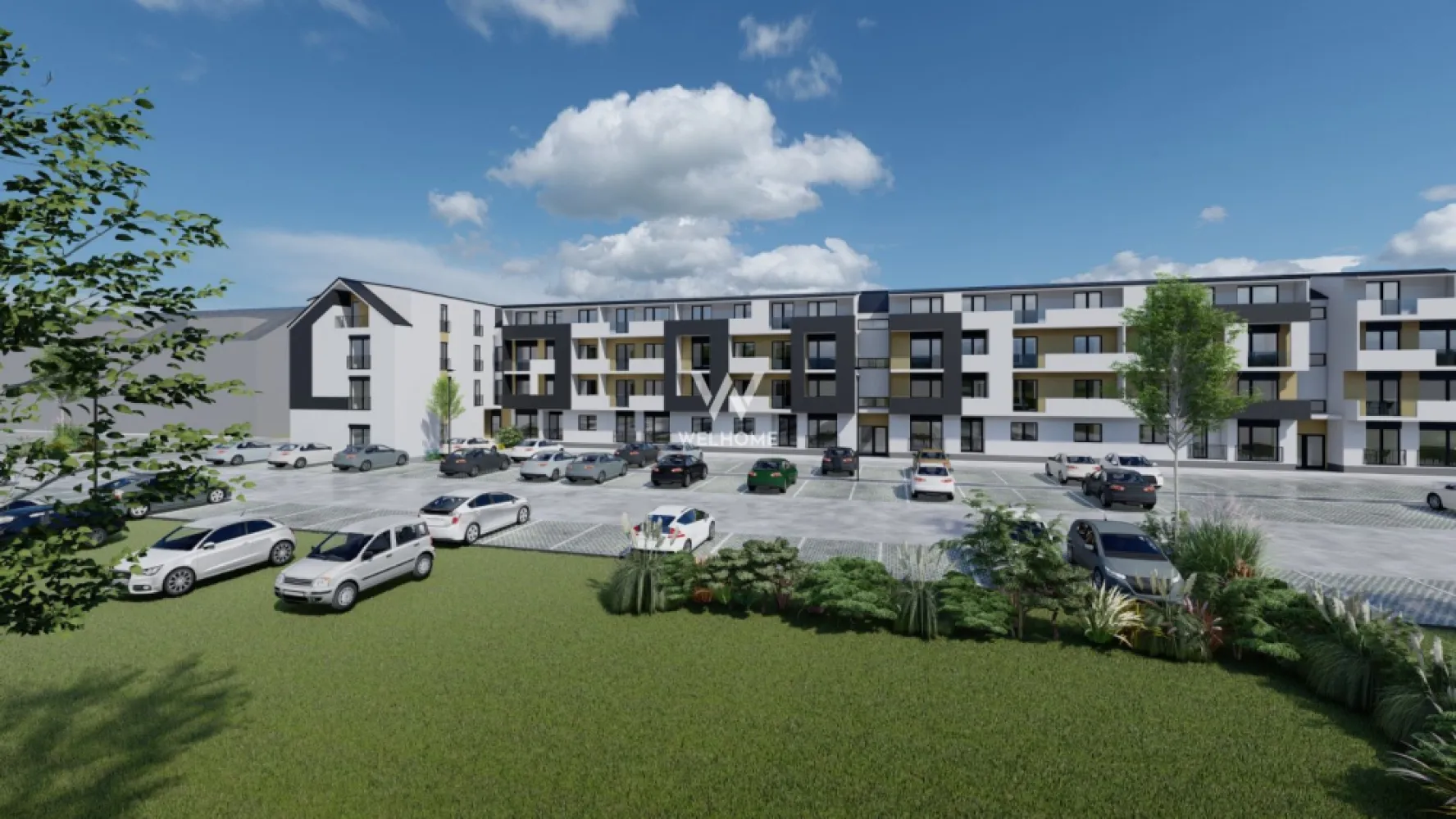 Apartament 2 camere, Prelungirea Doamna Stanca - Apartament cu 2 camere, zona Doamna Stanca, Sibiu - Locatie in plina dezvoltare. - Bloc modern cu un regim de inaltime P+3E. - Suprafata utila: 55.50 mp + doua balcoane de aprox 7.6 mp - Compartimentare practica: hol, living ,bucatarie, dormitor, debara si baie. - Predare la interior LA ALB: peretii tencuiti mecanizat cu tencuiala bruta pe baza de ciment+glet+ vopsea lavabila alba , sapa semiuscata mecanizata, instalatie electrica cu doze, panou de sigurante, contor de curent individual, instalatii termice cu incalzire prin pardoseala marca SISTEMA ,centrala termica prin condensatie. - 1 loc de parcare inclus in pret. - Termen predare: 2025 PRET: 111.000 euro Tva Inclus TELEFON: 0756 094 405 }}