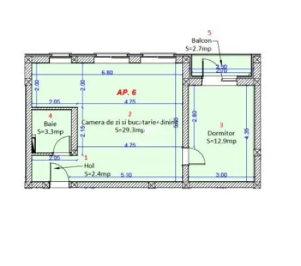 Apartament 2 camere - Selimbar Sibiu