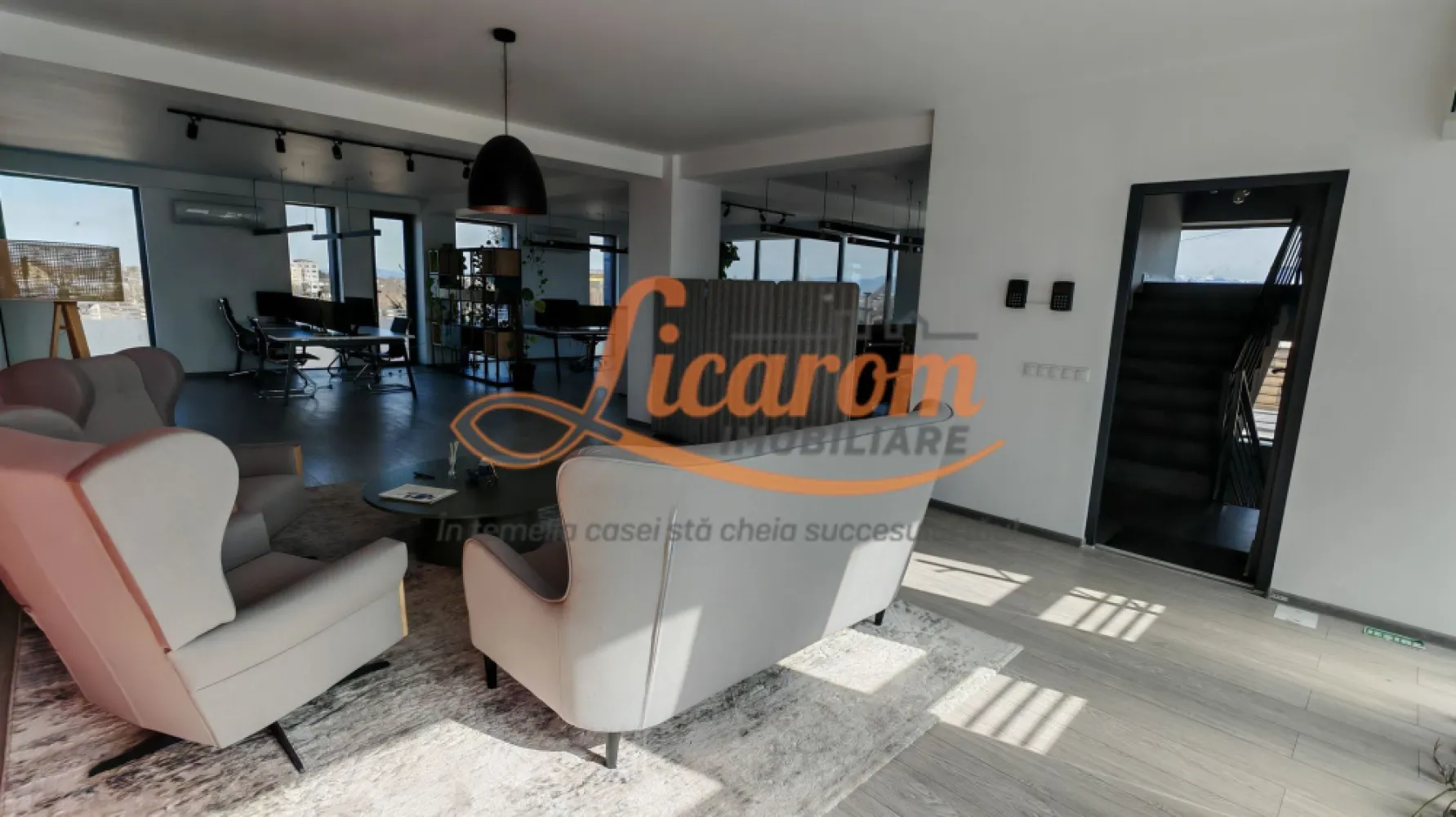 190 mp,Spatiu de Birouri/ Call Center/IT, Fitness,2280 euro/luna