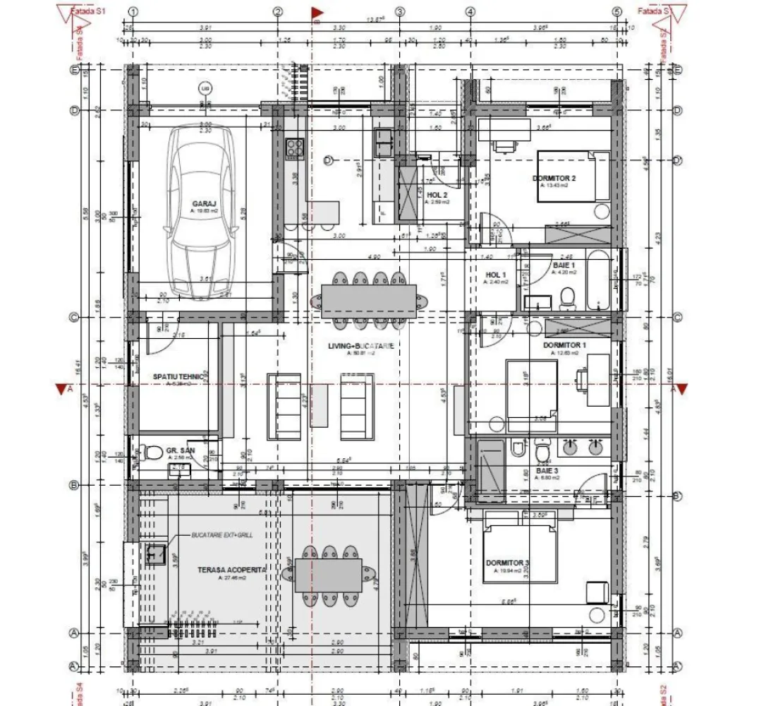 Casa moderna pe un singur nivel in Sura Mica - 🔥 Casă nouă premium | 169 mp | teren 593 mp | Șura Mică 🏡 Ansamblu rezidențial modern, stradă privată 📐 169 mp utili | teren 593 mp 🛏 4 camere | 3 băi | terasă acoperită 🚗 Garaj + 2 locuri parcare în curte 🌿 Curte mare + grădină privată Avantaje: Toate utilitățile + fibră optică Zonă liniștită, aerisită Acces rapid către Sibiu Dotări: Încălzire în pardoseală Centrală Bosch Tâmplărie PVC Rehau (3 foi sticlă) Porți automate + video interfon Posibilitate pompă de căldură 🏠 Se predă la ALB (opțional la cheie contra cost) 📅 Predare: decembrie 2026 💰 219.000€ + TVA 📞 0743292794 }}