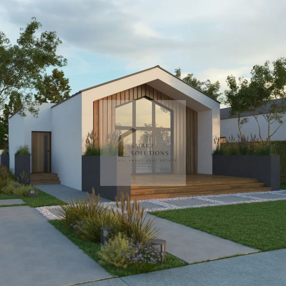 Imaginează-ți diminețile aici... Noua ta casă te așteapta! - Vă propunem spre vânzare o locuință modernă, pe un singur nivel, concepută pentru confort, funcționalitate și un stil de viață echilibrat, aproape de natură. Situată în Clinceni, într-o zonă liniștită, ideală pentru familii sau pentru cei care își doresc să evadeze din agitația orașului, dar cu acces rapid către București. Caracteristici principale: Teren: 490 mp Regim: Parter 3 dormitoare luminoase 2 băi moderne Living + dining + bucătărie - open space - tavan inalt Ieșire directa pe terase din toate camerele Ce o face specială: Design modern, minimalist, cu accente elegante din lemn Spații vitrate generoase – lumină naturală pe tot parcursul zilei Conexiune directă interior–exterior din fiecare cameră Terase perfecte pentru relaxare, cafeaua de dimineață sau seri liniștite Parcare pentru cel putin 2 mașini Dotări & beneficii: Încălzire în pardoseală Pompă de căldură Apă curentă + canalizare Infrastructură pentru panouri fotovoltaice (inclusiv iluminat exterior & poartă electrică) Eficiență energetică si optimizare spatiu Geamuri Salamander Corpuri de iluminat instalate Această casă nu este doar o proprietate noua, ci un spațiu în care îți construiești un stil de viață calm, aerisit și modern. Programează o vizionare și convinge-te personal. **Pretul reprezinta proiectul - "la gata". }}