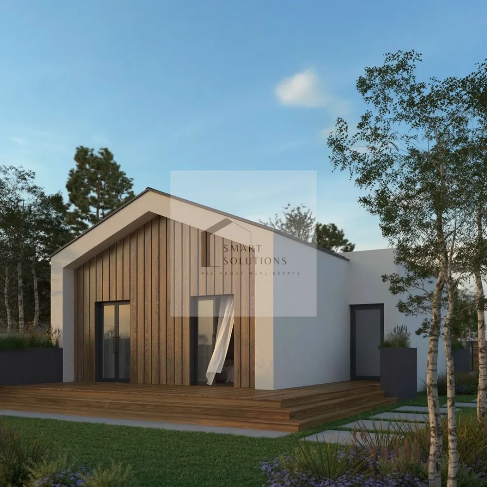 Imaginează-ți diminețile aici... Noua ta casă te așteapta! - Vă propunem spre vânzare o locuință modernă, pe un singur nivel, concepută pentru confort, funcționalitate și un stil de viață echilibrat, aproape de natură. Situată în Clinceni, într-o zonă liniștită, ideală pentru familii sau pentru cei care își doresc să evadeze din agitația orașului, dar cu acces rapid către București. Caracteristici principale: Teren: 490 mp Regim: Parter 3 dormitoare luminoase 2 băi moderne Living + dining + bucătărie - open space - tavan inalt Ieșire directa pe terase din toate camerele Ce o face specială: Design modern, minimalist, cu accente elegante din lemn Spații vitrate generoase – lumină naturală pe tot parcursul zilei Conexiune directă interior–exterior din fiecare cameră Terase perfecte pentru relaxare, cafeaua de dimineață sau seri liniștite Parcare pentru cel putin 2 mașini Dotări & beneficii: Încălzire în pardoseală Pompă de căldură Apă curentă + canalizare Infrastructură pentru panouri fotovoltaice (inclusiv iluminat exterior & poartă electrică) Eficiență energetică si optimizare spatiu Geamuri Salamander Corpuri de iluminat instalate Această casă nu este doar o proprietate noua, ci un spațiu în care îți construiești un stil de viață calm, aerisit și modern. Programează o vizionare și convinge-te personal. **Pretul reprezinta proiectul - "la gata". }}