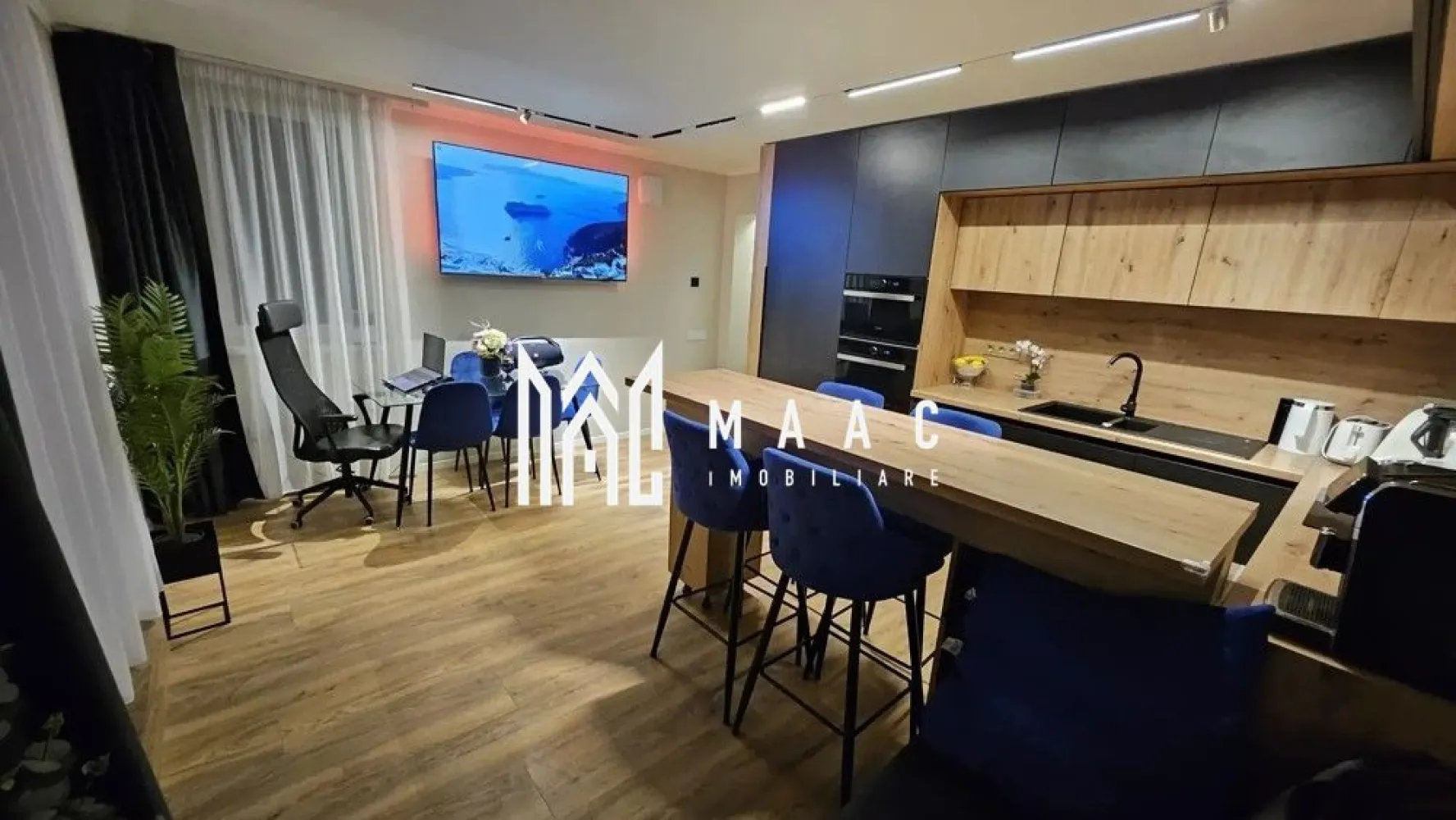 Penthouse | 50 MPU | Turnisor - MAAC Imobiliare vă propune spre închiriere un penthouse inteligent, situat într-un cartier nou, alcătuit din ansambluri rezidențiale exclusiviste, unde confortul, tehnologia și rafinamentul se îmbină perfect. Locuința se remarcă printr-o compartimentare atent gândită și o terasă generoasă, prevăzută cu pergolă profesională, ideală pentru relaxare în orice anotimp. De asemenea, beneficiază de curte privată și două locuri de parcare dedicate. Compartimentare: Living are acces direct la terasa principală, dormitor elegant prevăzut cu dressing generos si două băi moderne. Dotări Smart Home & Premium Tech: Smart Lighting & Climate Control – iluminat și termostate inteligente în fiecare cameră Smart Air System – ventilare cu recuperare de căldură, senzori de temperatură și umiditate, control Wi-Fi și telecomandă Built-in Premium Appliances – electrocasnice profesionale integrate Smart Curtains & Blinds – perdele și draperii cu control automat Smart Video Intercom – videointerfon cu acces și control de pe smartphone Fingerprint Smart Lock – sistem de acces cu amprentă digitală Acest penthouse redefinește standardele locuirii urbane printr-o combinație perfectă între design contemporan, tehnologie inteligentă și eleganță funcțională. Un spațiu creat pentru cei care apreciază siguranța, confortul și stilul de viață modern. Conditii de inchiriere: Se percepe o garantie in coantumul unei garantii lunare de 850 de euro. Pentru mai multe detalii sau programarea unei vizionari contactati Maac imobiliare specificand ID: CP2803235 }}