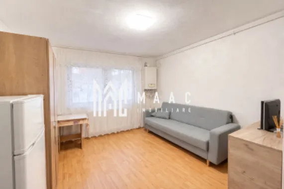 Garsonieră de închiriat I Mobilată I Parter I Centrală Proprie