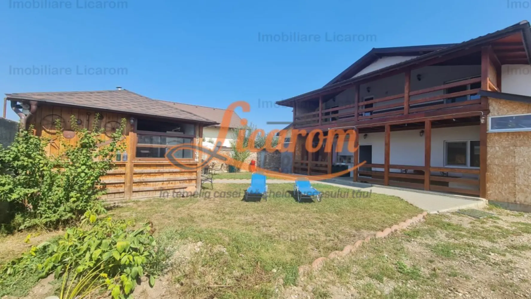 Proprietate in Cristian cu trei constructii+o fundatie,450000euro - Agentia Licarom Imobiliare propune spre vanzare o proprietate ideala ptr investitii . Pe o suprafata de teren de 1350 mp se afla doua case cu fundatie de beteon si structura din lemn : - O casa este dispusa pe P+M cu amprenta de 120 mp, si are la parter trei dormitoare , o baie cu wc ,dusuri , hol terasa iar la mansarda cinci dormitoare ,o baie , hol si terasa bransata la gaz curent ,apa , canal dotata cu centrala proprie, geamuri termopan . - A doua casa are amprenta de aproximativ 50mp , este dispusa doar pe parter si este compusa din doua camere , bucatarie si baie . Pe acest teren se mai afla o a treia constructie la rosu cu amprenta de 140 mp fundatie beton si structura din lemn care este in curs de amenajare interioara. Tot pe acest teren mai este turnata o fundatie din beton cu beci avand amprenta de 120 mp .Toate cele patru constructii sunt bransate la gaz . Proprietatea dispune de apa , canal, gaz , curent si dispune de panouri fotovoltaice cu putere instalata de 20 kw,care produc zilnic cca 100 kw , camere de supraveghere si o bucatarie de vara tip foisor inchisa . Constructiile sunt foarte eficiente energetic consumul la utilitati fiind foarte redus. Proprietatea este conceputa pentru a fi inchiriata la muncitori si este utilizata ca atare,fiind purtatoare de profituri. Pretul pentru TOATA proprietatea este de 450000 euro .Pentru detalii si programari in vederea vizionarii sunati la telefon 741059397 Consultant imobiliar Calin si 0723985424 Consultant imobiliar Liliana.