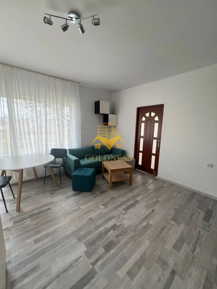 2 camere open space, Utilitati Incluse, Parcare, Oasului, Iris - GOLDNESS Imobiliare vă propune spre închiriere un apartament cu 2 camere complet mobilat și utilat, la etajul 1 într-un imobil de 2 etaje, în Cartierul Iris. Apartamentul este la 600 euro cu utilitati incluse (apă, curent, gaz, salubritate, internet) Dispune de loc de parcare! Se află în apropierea stațiilor de transport în comun, magazine, restaurante, spații verzi, farmacii, etc. Apartamentul este compartimentat astfel: - dormitor cu pat matrimonial, dressing, noptiere - living cu bucatarie open space complet utilată și mobilată, canapea extensibilă, loc de servit masa - baie cu cabina de dus, calorifer port prosop și dulap pentru depozitare. - doua terase de 8 mp si 10 mp Imobilul este dotat cu toate cele necesare- centrală proprie, frigider, aragaz, hotă, mașină de spălat haine, etc. Dacă sunteți interesați de acest apartament și doriți să îl vizionați, dar și pentru alte oferte nu ezitați să ne contactați telefonic sau prin e-mail. Vă stăm la dispoziție! Pentru intermediere se percepe un comision de 50% din prețul chiriei! }}