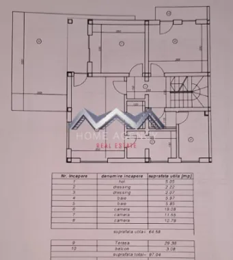 Casă individuală P+1+M cu garaj și terase spațioase – Otopeni Central