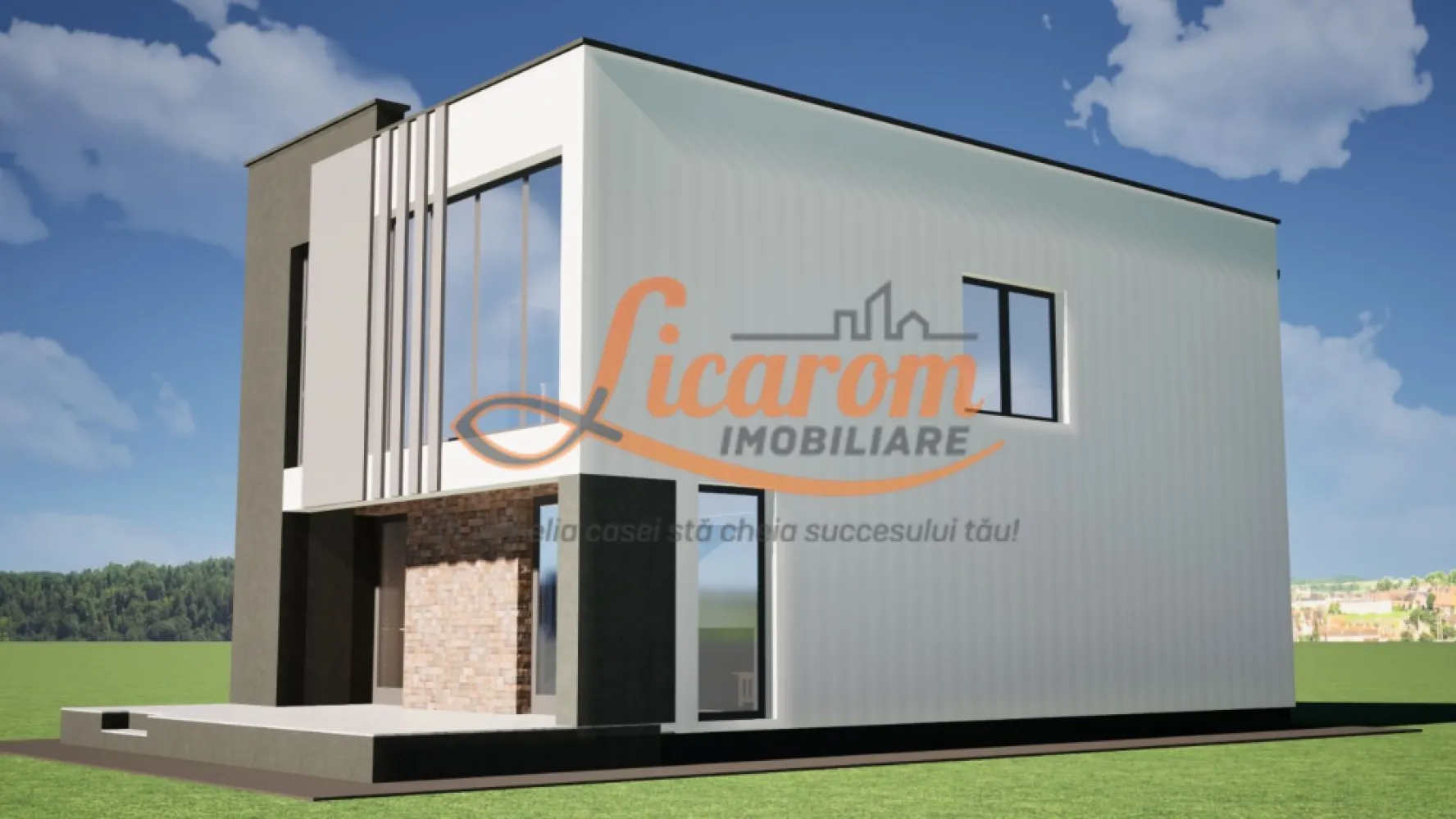 Vila LUX Parter+Etaj(stil mediteranean) in Sanpetru Calea Harmanului