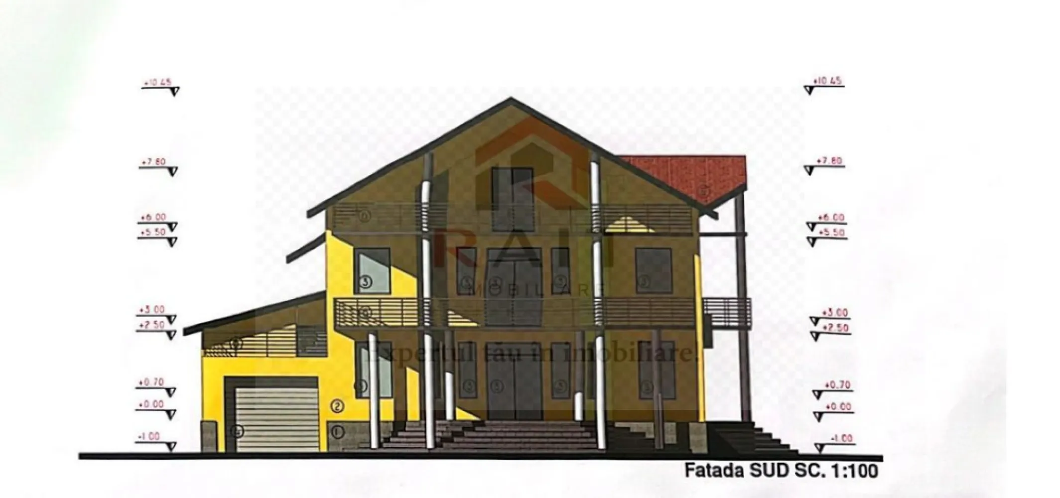 Constructie structura beton armat 810 MPC Curtea de Arges