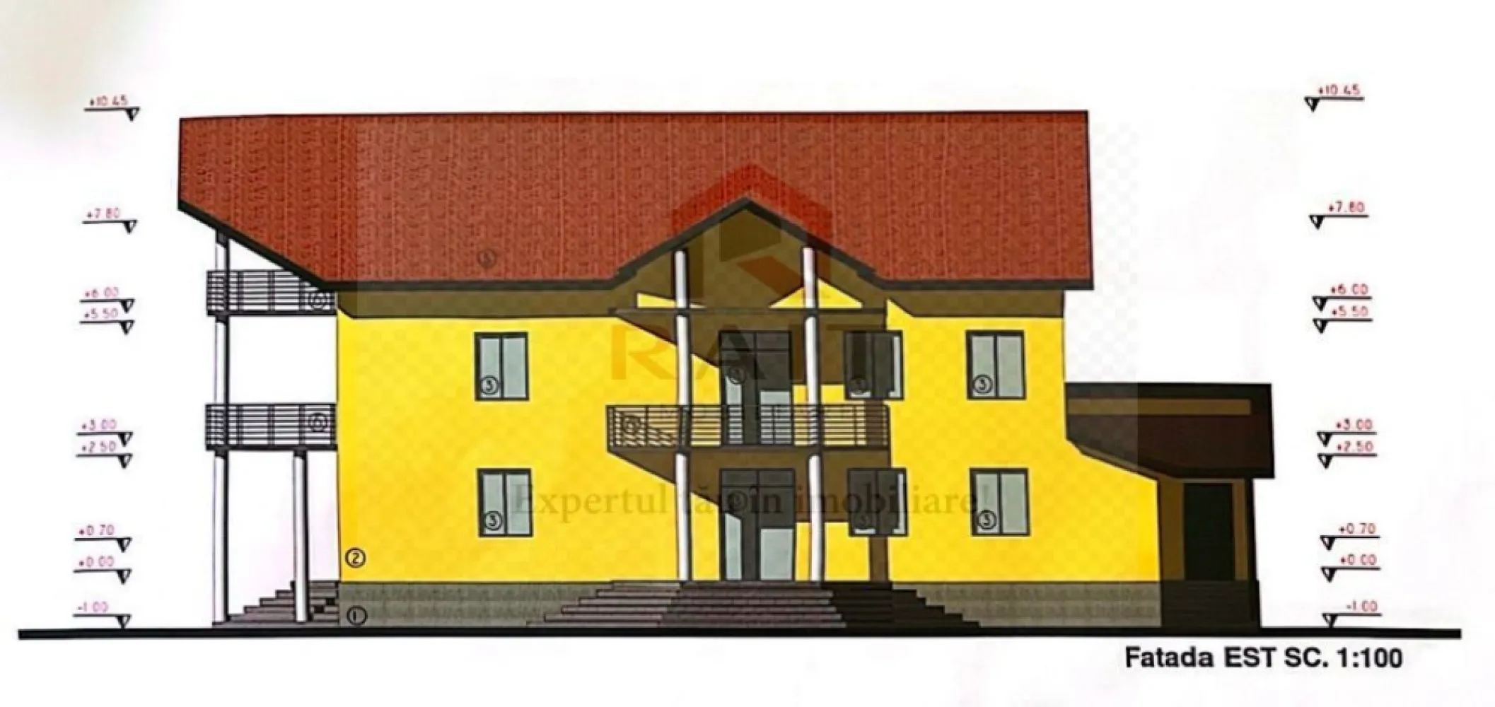 Constructie structura beton armat 810 MPC Curtea de Arges