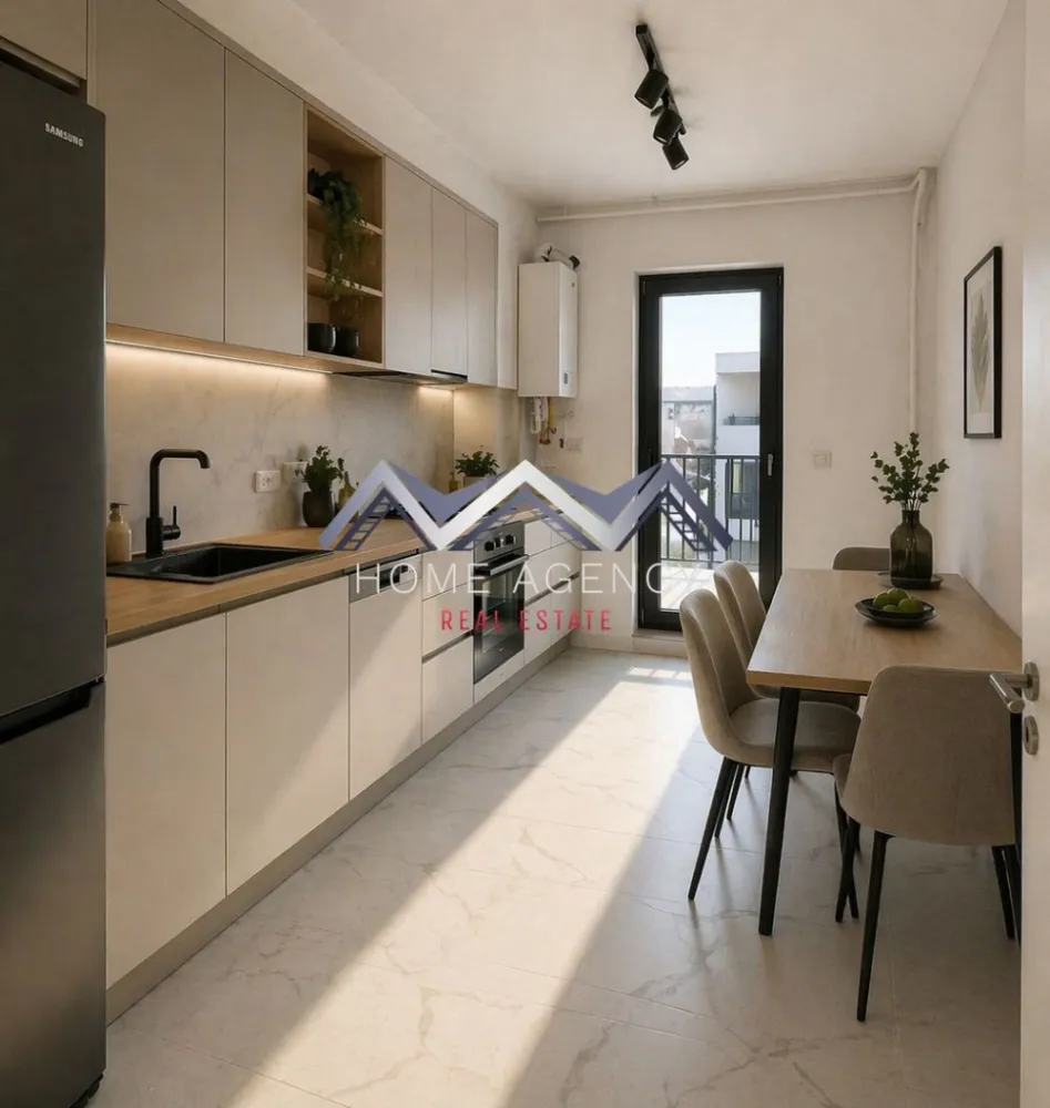 Apartament 2 camere – Otopeni central | Parcare subterană inclusă - Apartament 2 camere situat în zona centrală din Otopeni, într-un imobil nou, potrivit atât pentru locuit, cât și pentru investiție; prețul include 1 loc de parcare subteran inclus, comision 0. Poziționarea este unul dintre punctele forte — acces rapid spre București, Centură, zona Pipera și aproximativ 10–12 minute pietonal de viitoarea stație de metrou, respectiv magazine, restaurante, piață etc. Apartamentul oferă un echilibru bun între confort și funcționalitate, fiind ușor de adaptat în funcție de nevoi. Avantaje principale: - loc de parcare subteran inclus în preț - centrală proprie și încălzire în pardoseală - orientare sud-est (luminos pe tot parcursul zilei) - bucătărie închisă - zonă centrală, cu acces facil către puncte de interes - permite o amenajare eficientă, inclusiv soluții de depozitare atât în dormitor, cât și în zona de living. Preț: 115.000€ (TVA inclus), cu loc de parcare subteran inclus. Este o alegere potrivită atât pentru: - locuire proprie (cuplu / single) - investiție (închiriere pe termen lung sau mediu) Pentru mai multe detalii sau programarea unei vizionări, te invit să mă contactezi. Apartamentul se vinde nemobilat, unele poze reprezintă sugestii de amenajare.