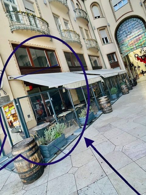 Oportunitate rară – spațiu HoReCa de vânzare în Pasajul Vulturul Negru