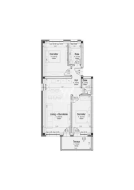 Apartament 3 camere cu gradina – Sibiu, Cristian