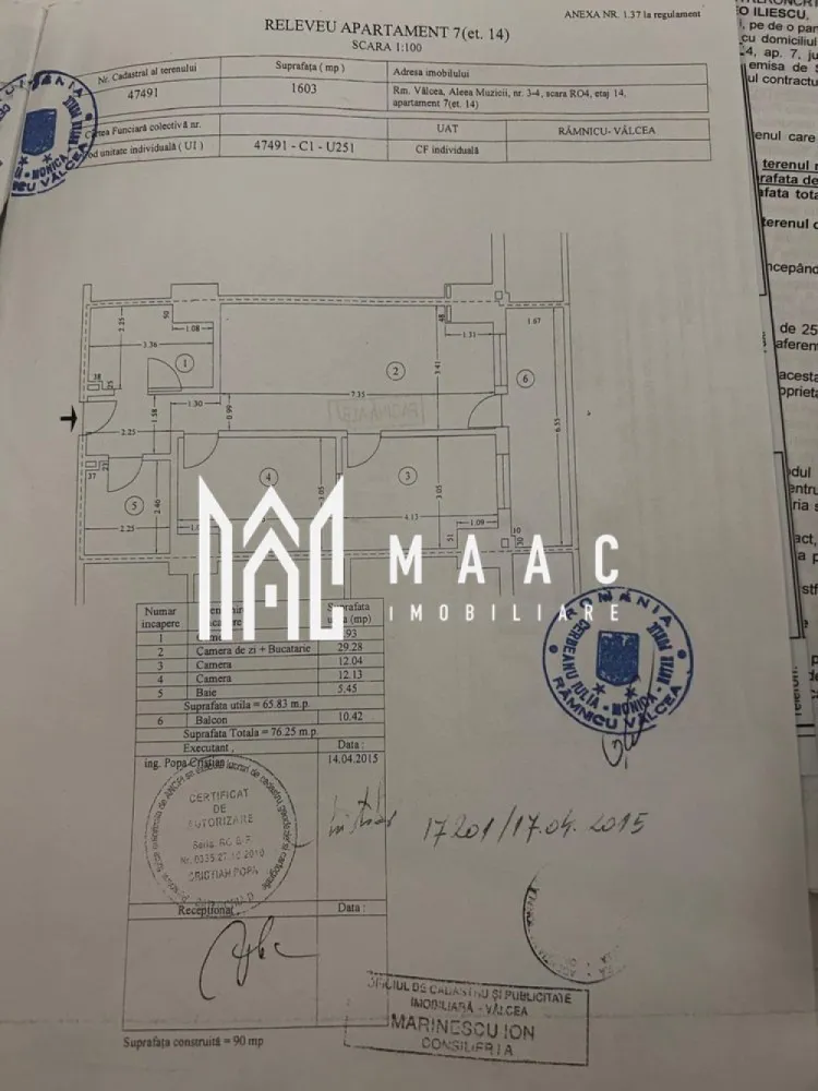 Apartament 3 camere, zona Kaufland Ostroveni