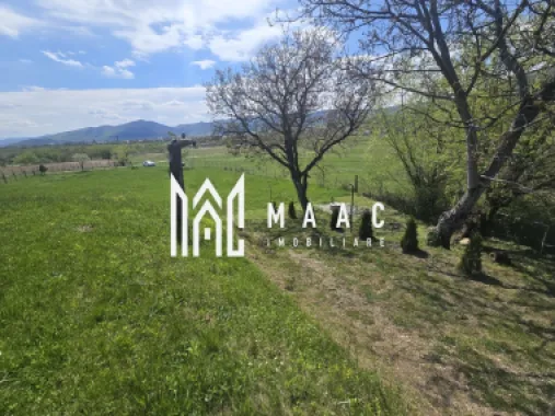 Teren 5400 mp superb cu livada si vedere spre munti Orlat