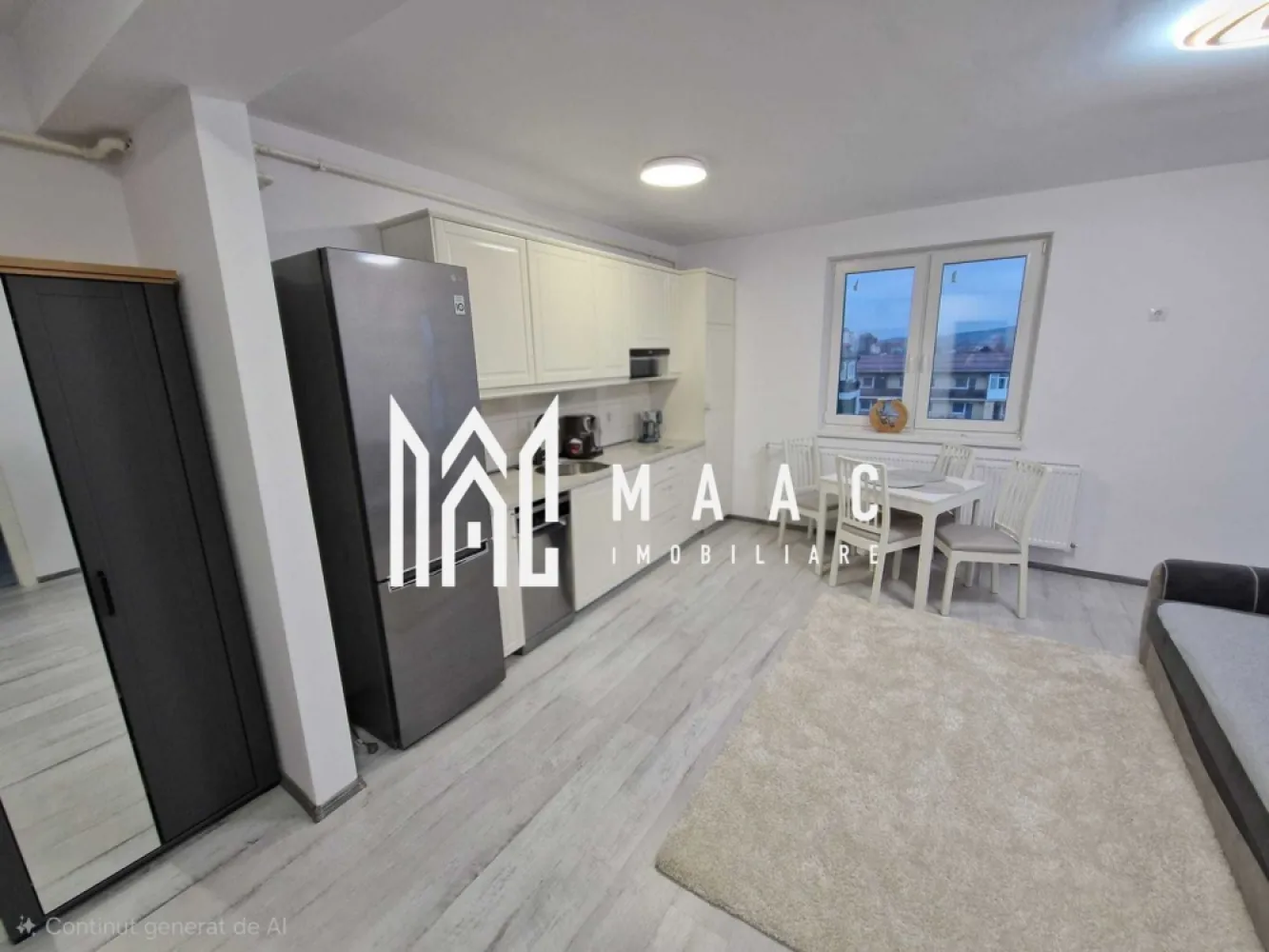 Apartament 2 camere | Balcon | Parcare | Mall Shopping City - MAAC Imobiliare ofera spre inchiriere apartament cu 2 camere, complet mobilat si utilat, in zona Selimbar (la 10 minute de mers pe jos de mall-ul Shopping City).

Locuinta este alcatuita din: living cu bucatarie open-space, dormitor, baie, balcon.

Aferent - loc de parcare.

Strada este asfaltată și iluminată.

Blocul se învecinează direct cu o stradă pietonală (promenadă), perfectă pentru plimbări relaxante, jogging sau ieșiri de seară.

Zonă foarte liniștită, ferită de zgomotul traficului intens. Vecinătate civilizată.

Se percepe o chirie in avans, garantie in cuantumul unei chirii lunare si se inchiriaza pe minim 12 luni,. Nu se accepta cu animale de companie.

Pentru mai multe detalii, va rugam specificati telefonic: CP3048635