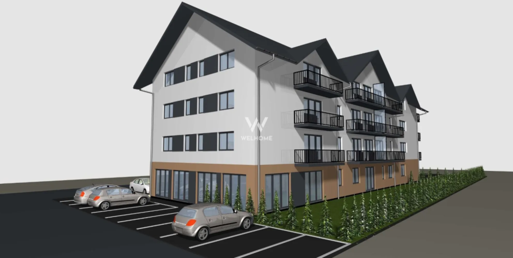 Apartament 3 camere, 77,9 mp, in Calea Cisnadiei, Sibiu - Apartament 3 camere, de vanzare in Calea Cisnadiei, Sibiu - Comision 0% - In apropiere de benzinaria Euroil si magazinul Mandra - Bloc de P+2Etaje cu LIFT Suprafata: 77.9 mp utili compusa din parter 52 mp + mansarda (placa turnata) 25,9 mp Compartimentare: 2 dormitoare, baie, bucatarie cu living open space cu iesire pe balcon - Balcon de 5.7 mp - La parterul blocului vor fi spatii comerciale, magazine, etc. Strada iluminata si pavata in totalitate, foarte aproape de strada principala, loc de joaca pentru copii. Apartamentul se preda LA CHEIE: geamuri termopan, centrala cu calorifere, usa intrare, sapa, peretii gletuiti si lavabila, instalatii electrice, termice, sanitare, instalatie aer conditionat instalat, gresie faianta, parchet, usi in interior, prize si intrerupatoare. - Exteriorul se preda LA CHEIE: casa scarii la cheie, izolatie exterioara si decorativa, balcoanele cu gresie. - Un loc de parcare inclus in pret. PRET: 122.000 euro Detalii si vizionari: 0752.088.381- Roxana }}