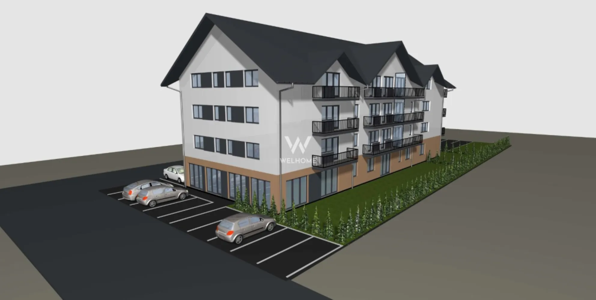 Apartament 3 camere, 77,9 mp, in Calea Cisnadiei, Sibiu