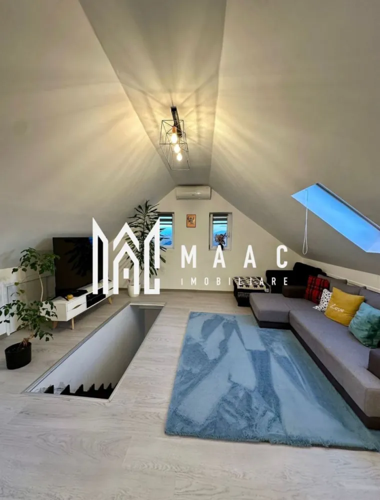 Apartament 3 camere | 90 MPU | Cartierul Arhitectilor - Sibiu - MAAC Imobiliare va propune spre vanzare un apartament spațios și elegant, cu o suprafață utilă de 90 mp, situat în Cartierul Arhitecților – una dintre cele mai liniștite și apreciate zone rezidențiale din Sibiu.

Locuința este amplasată într-o vilă exclusivistă, cu regim redus de înălțime (doar 2 etaje), oferind un plus de intimitate și confort.

Detalii și beneficii:

Suprafață utilă: 90 mp
Complet mobilat și utilat, cu finisaje de calitate
Se predă la cheie, exact cum este prezentat
Living generos dotat cu colțar confortabil
Dormitor amenajat cu pat matrimonial
Bucătărie complet echipată: frigider, espressor, electrocasnice moderne
Mașină de spălat inclusă
Dotări complete – ideal pentru mutare imediată
2 locuri de parcare private incluse

Imobilul se află într-o zonă aerisită, liniștită, perfectă pentru locuit, dar și pentru investiție, având acces facil către oraș.
Pentru mai multe detalii si programarea unei vizionari va rugam sa specificati ID: CP3046448.