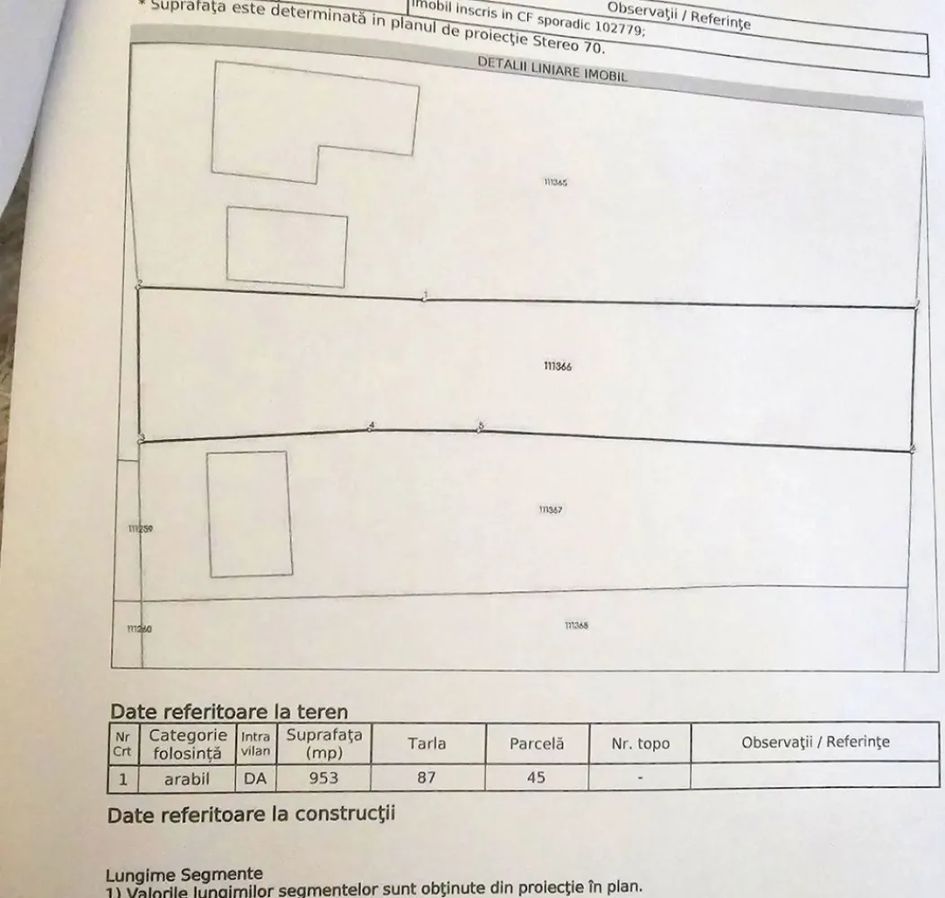 De vanzare 953 mp teren intravilan in Smardan, 28.000 euro - Se oferă spre vânzare teren intravilan cu suprafața de 953 mp, situat în localitatea Smârdan, într-o zonă liniștită și în dezvoltare. Detalii: - Suprafață: 953 mp - Teren împrejmuit - Utilități la limita proprietății (apă, curent) - Acces facil - Ideal pentru construcția unei locuințe sau investiție. Preț: 28.000 euro Pentru mai multe informații sau programarea unei vizionări, nu ezitați să mă contactați 0746.252.252 Liliana Ene. }}